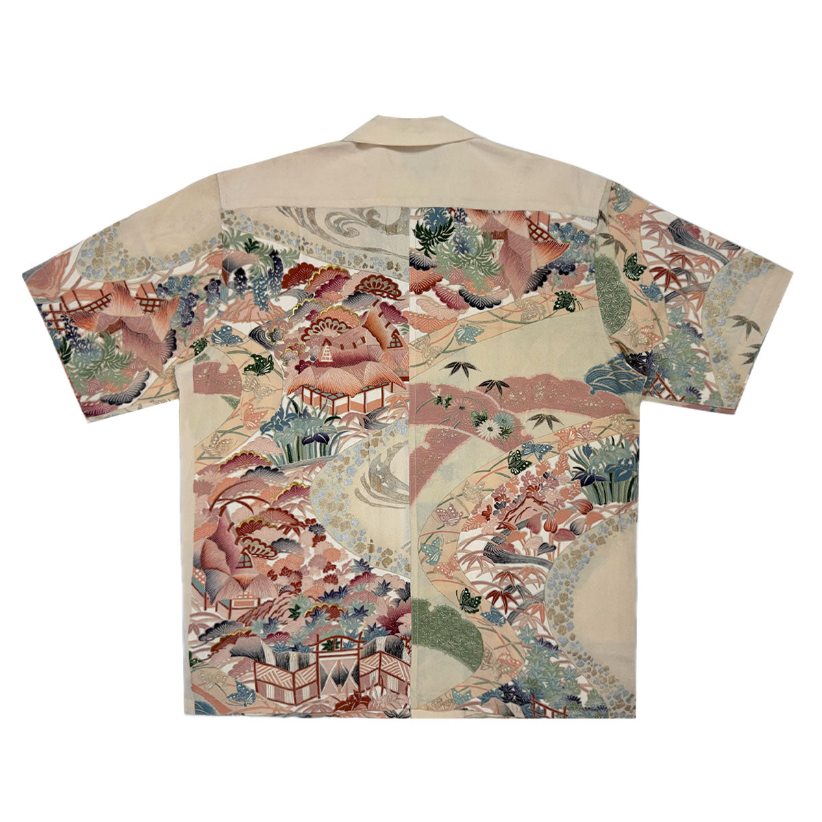 Kimono Aloha Shirt Men's L AHVN-L46