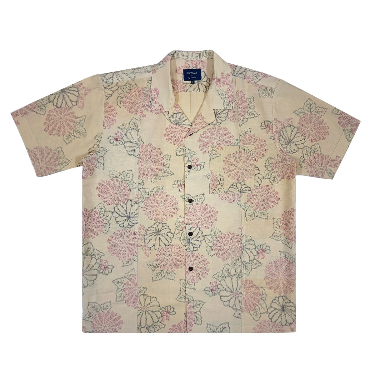 Kimono Aloha Shirt Men's L AHVN-L54