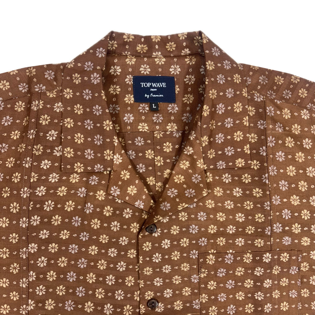 Kimono Aloha Shirt Men's L AHVN-L58