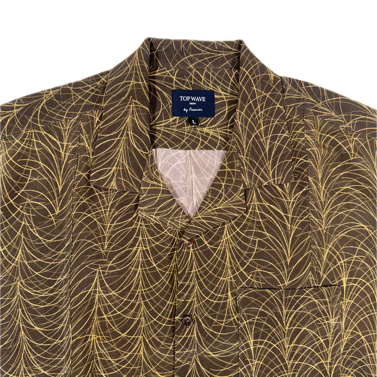 Kimono Aloha Shirt Men's L AHVN-L67