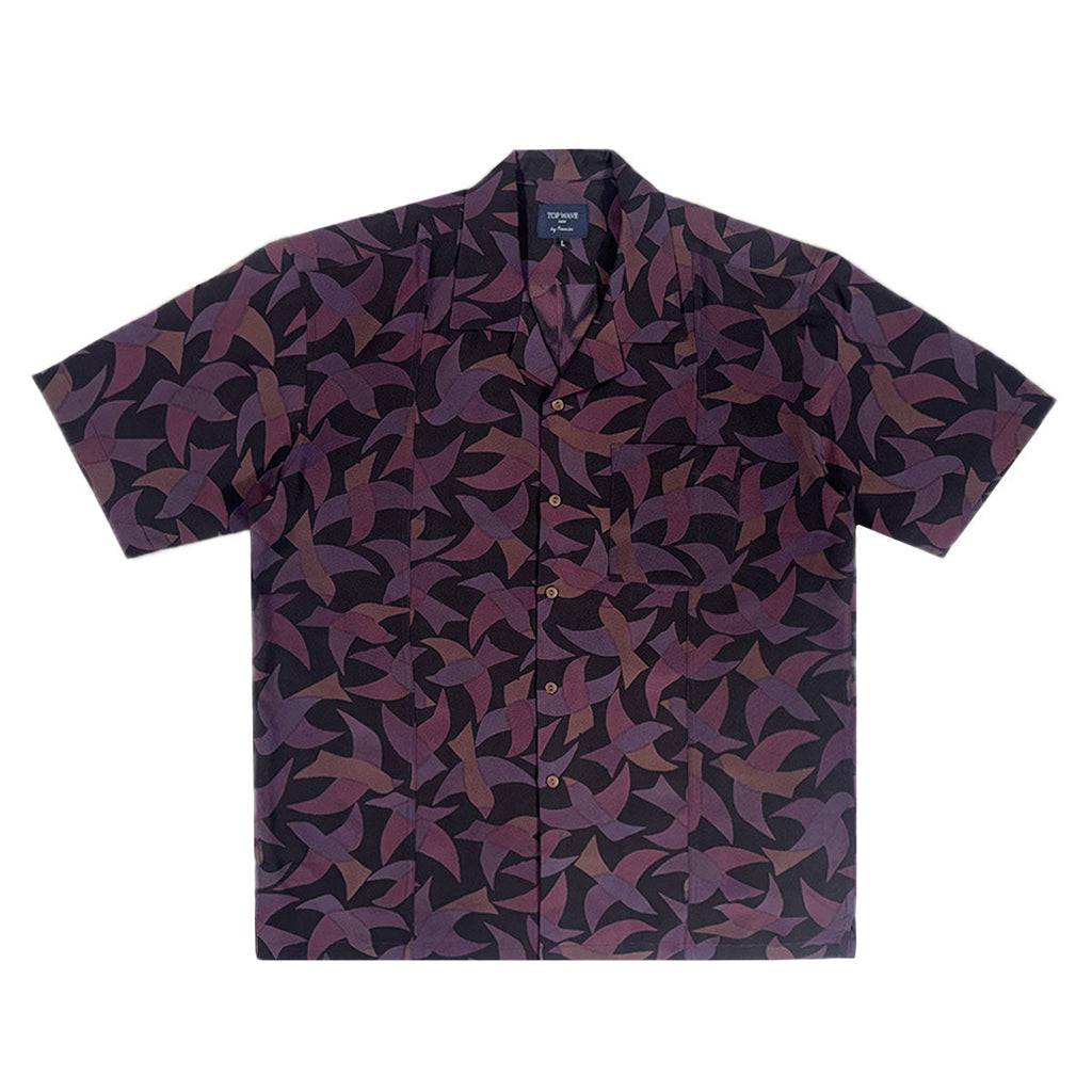 Kimono Aloha Shirt Men's L AHVN-L69