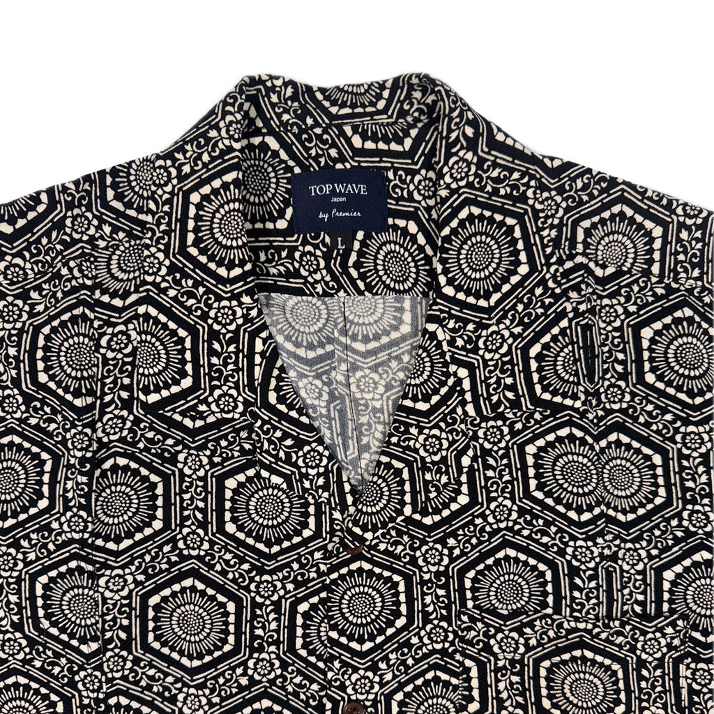 Kimono Aloha Shirt Men's L AHVN-L72