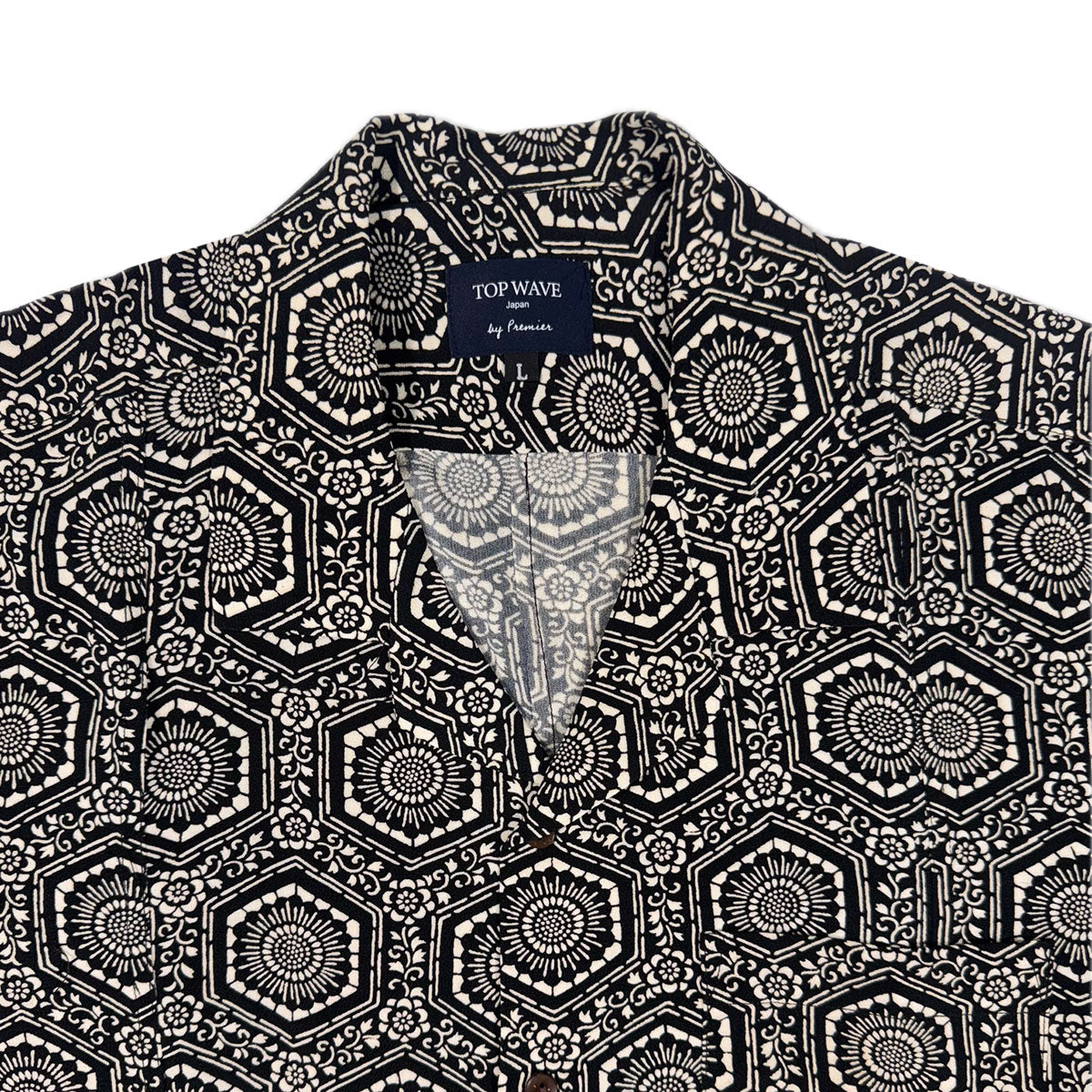 Kimono Aloha Shirt Men's L AHVN-L72