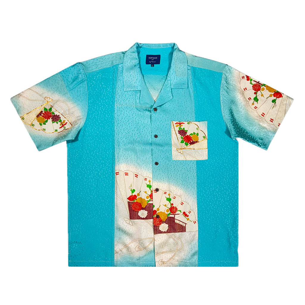 Kimono Aloha Shirt Men's L AHVN-L75