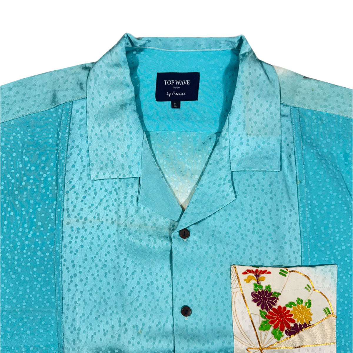 Kimono Aloha Shirt Men's L AHVN-L75