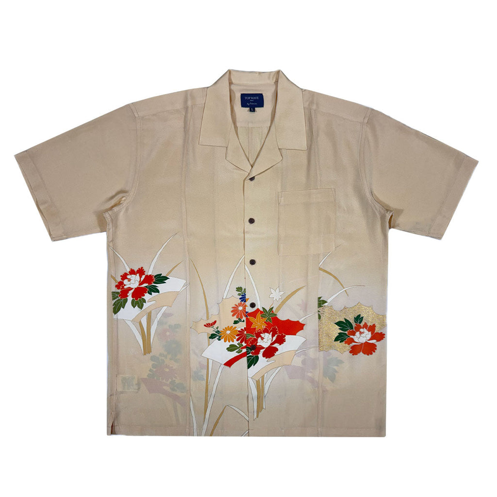 Kimono Aloha Shirt Men's L AHVN-L76