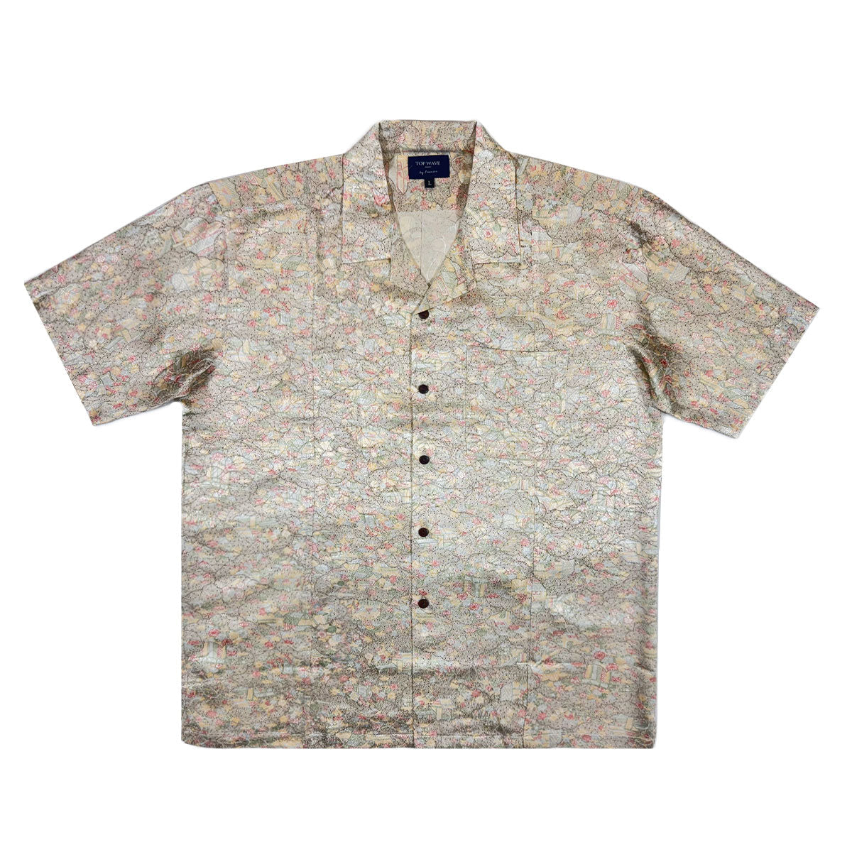 Kimono Aloha Shirt Men's L AHVN-L77