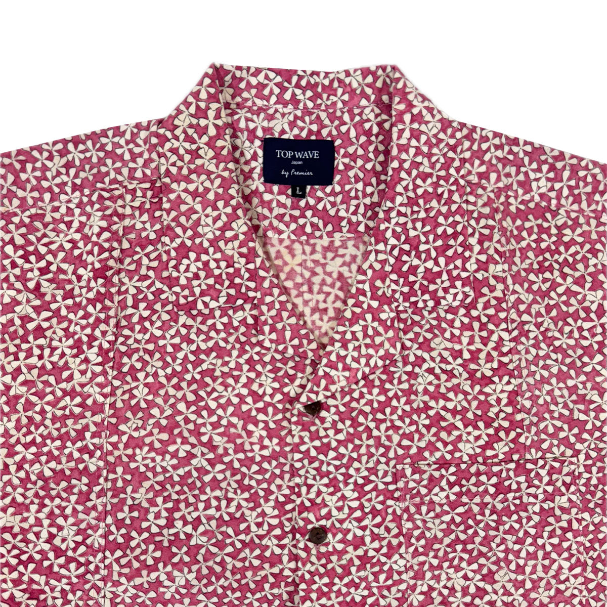 Kimono Aloha Shirt Men's L AHVN-L82