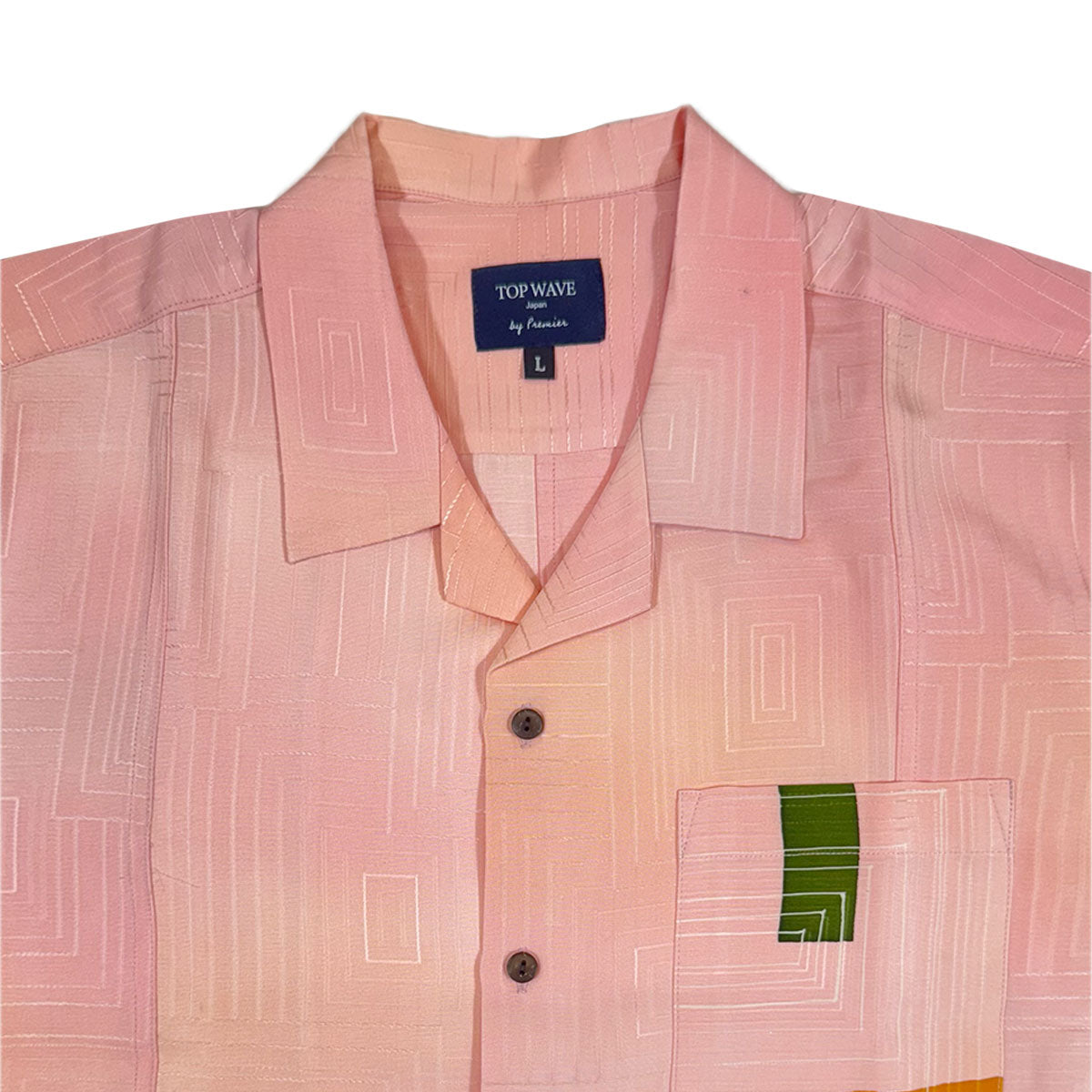 Kimono Aloha Shirt Men's L AHVN-L84