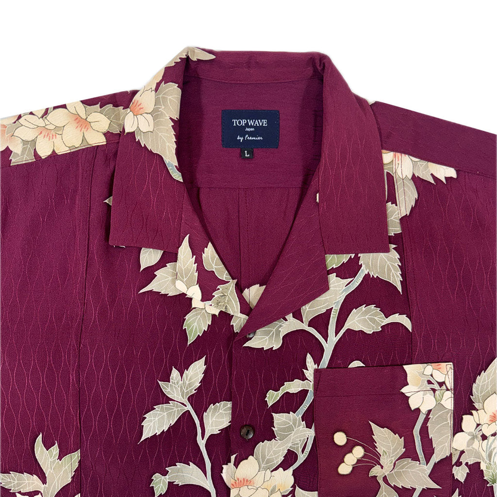 Kimono Aloha Shirt Men's L AHVN-L88