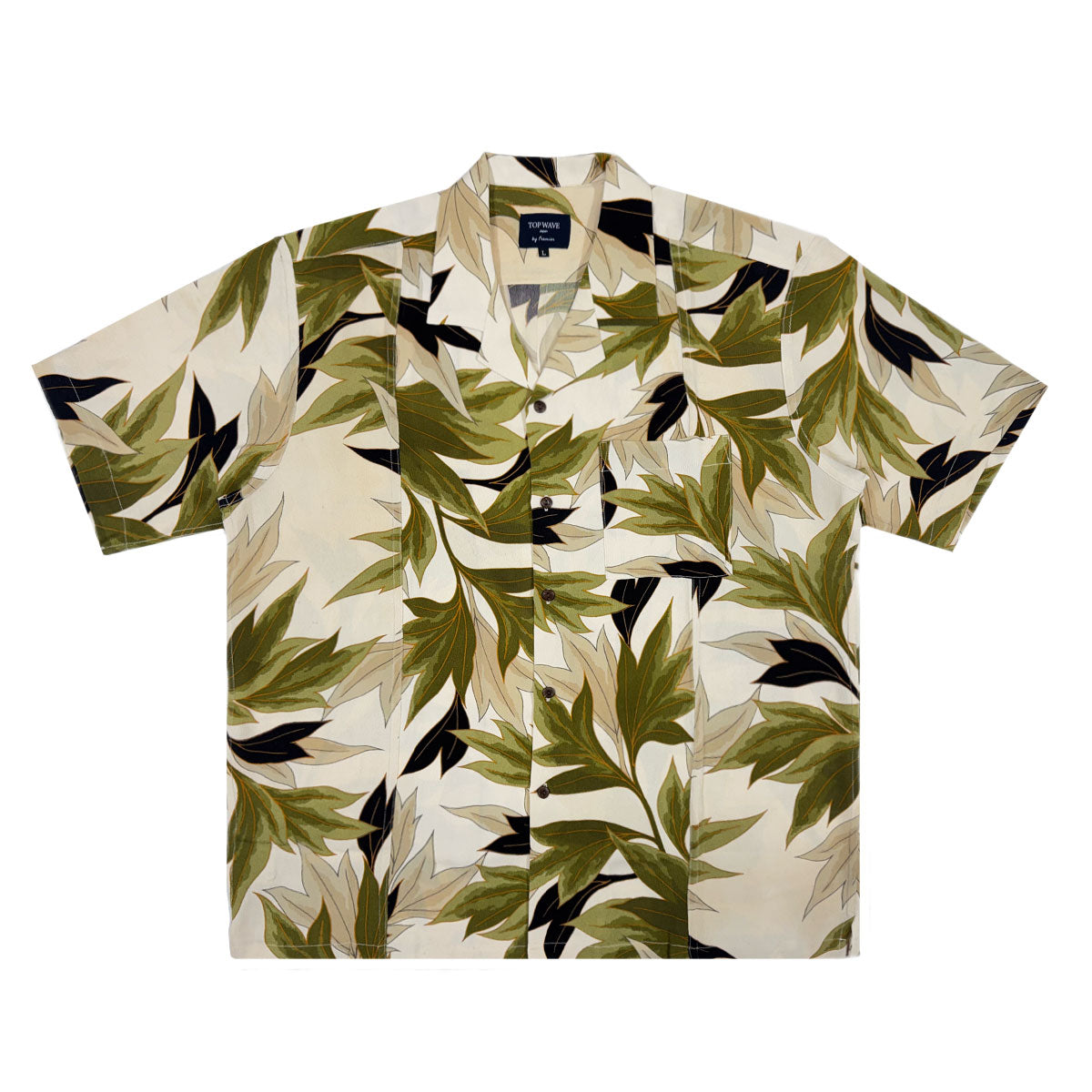 Kimono Aloha Shirt Men's L AHVN-L96