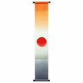 Radiant Dawn: Hand-Dyed Silk "Hogushi-ori" Tapestry - Morning Sun (100% Pure Silk) from Ojiya