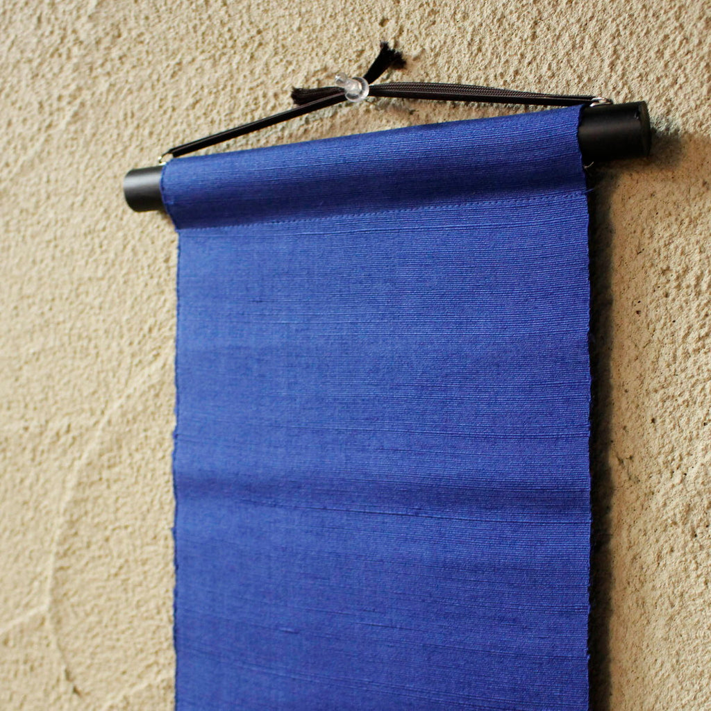 Luminous Peak : Hand-Dyed Silk "Hogushi-ori" Tapestry - Sacred Mount Fuji (100% Pure Silk) from Ojiya