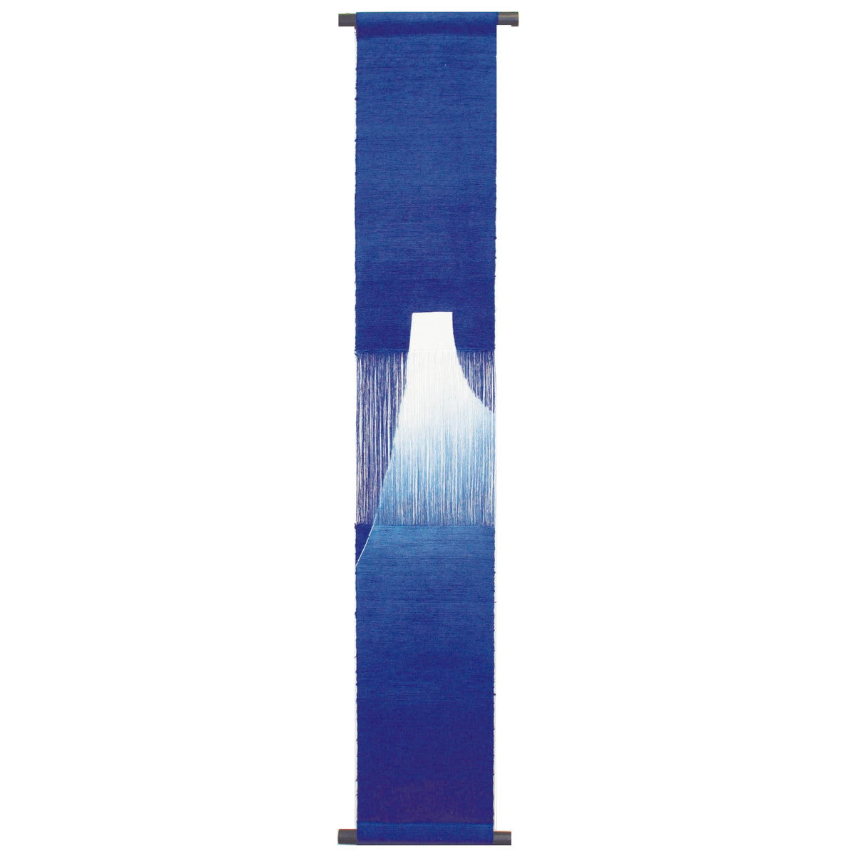 Luminous Peak : Hand-Dyed Silk "Hogushi-ori" Tapestry - Sacred Mount Fuji (100% Pure Silk) from Ojiya