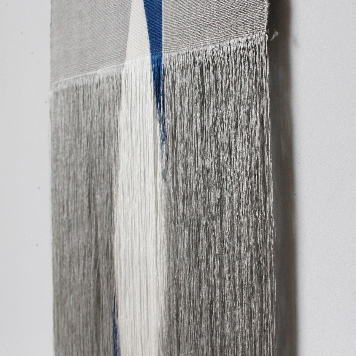 The Indigo Bond: Hand-Dyed Silk "Hogushi-ori" Tapestry -  (100% Pure Silk) from Ojiya