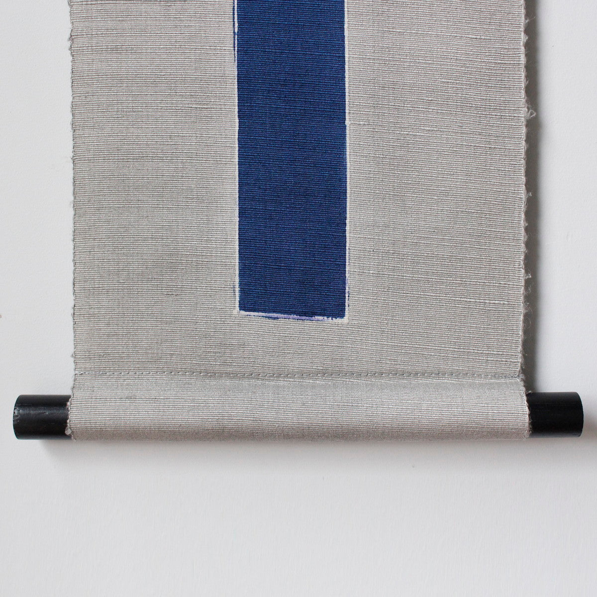 The Indigo Bond: Hand-Dyed Silk "Hogushi-ori" Tapestry -  (100% Pure Silk) from Ojiya