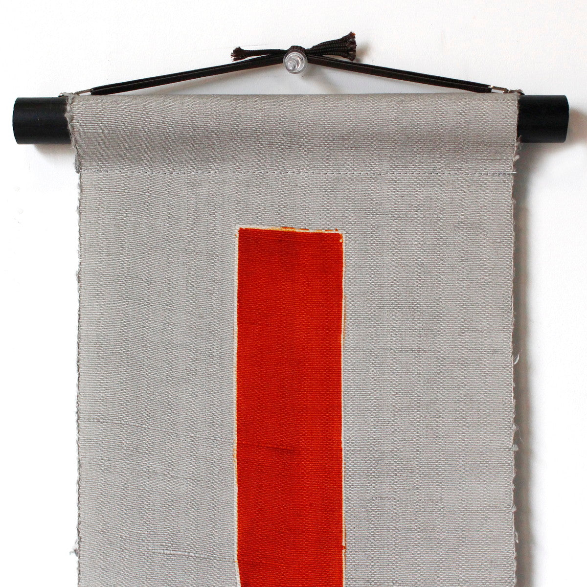 The Orange Bond: Hand-Dyed Silk "Hogushi-ori" Tapestry -  (100% Pure Silk) from Ojiya