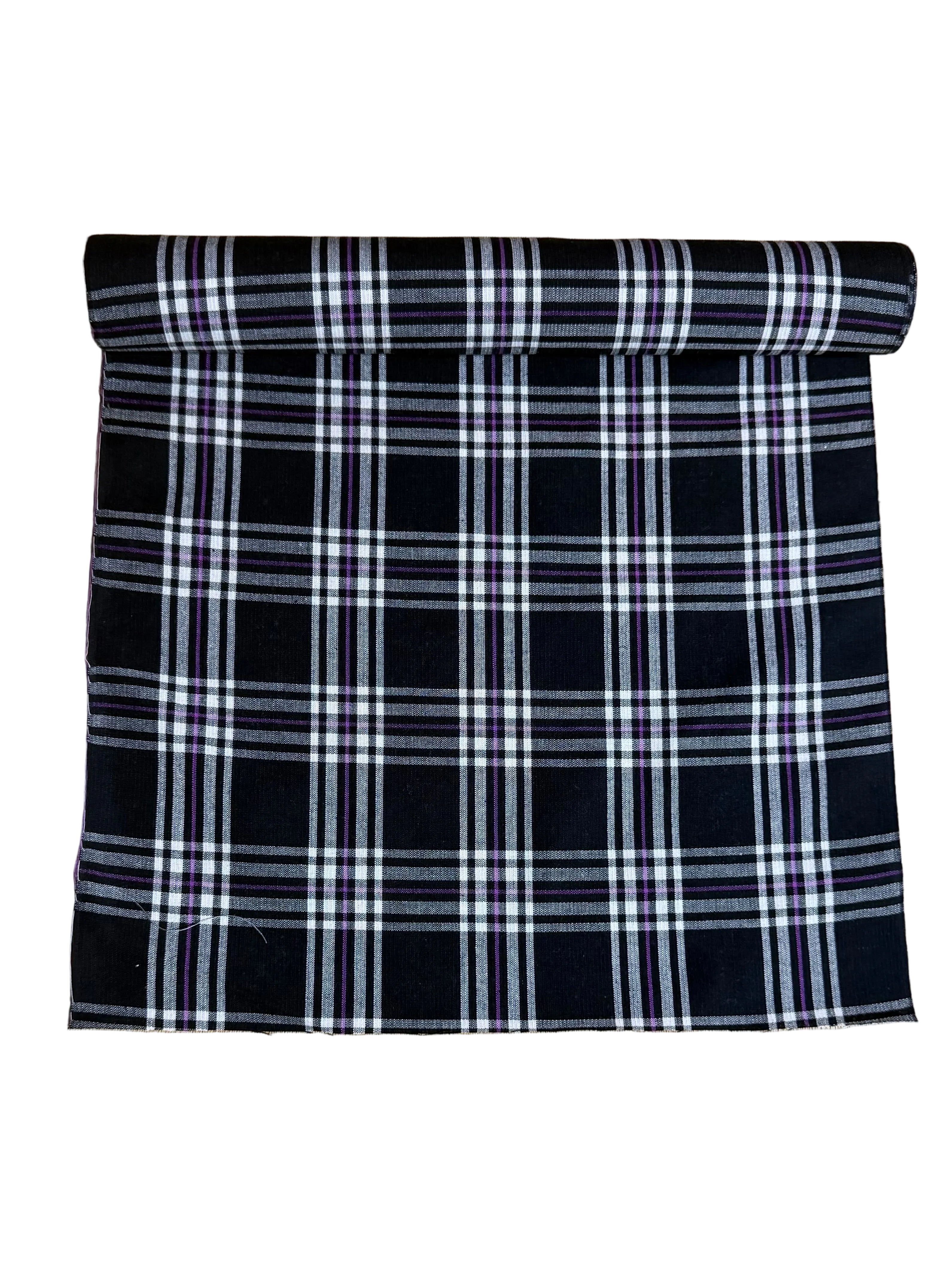 Katakai Cotton Skirt Purple Watch, Made-to-Order From Ojiya, japan