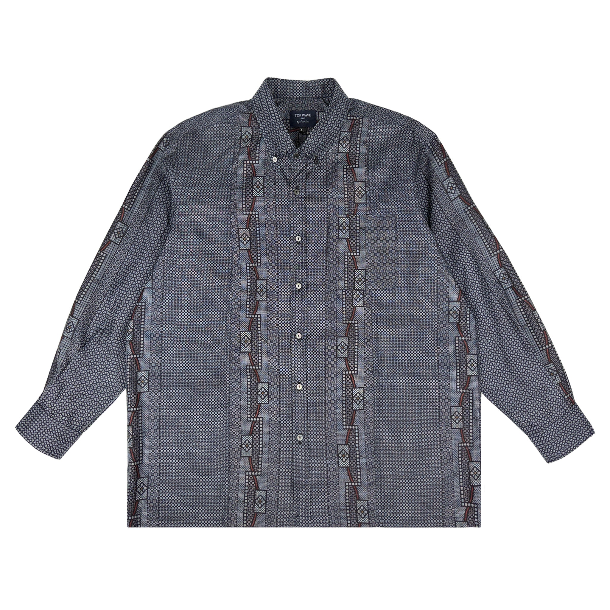 Kimono Long-Sleeve Shirt Men's XL LSVN-XL01
