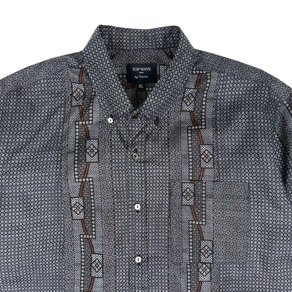 Kimono Long-Sleeve Shirt Men's XL LSVN-XL01