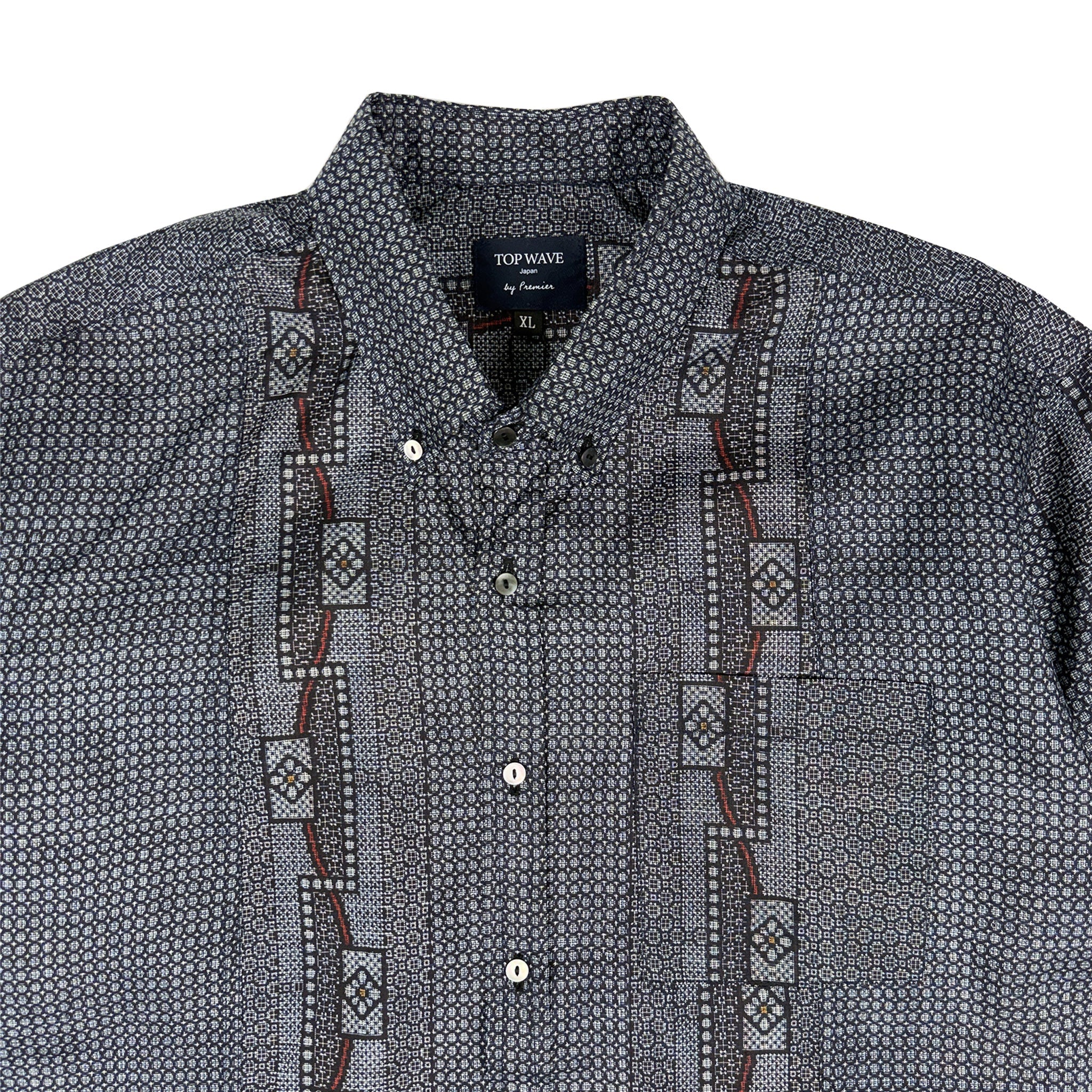 Kimono Long-Sleeve Shirt Men's XL LSVN-XL01
