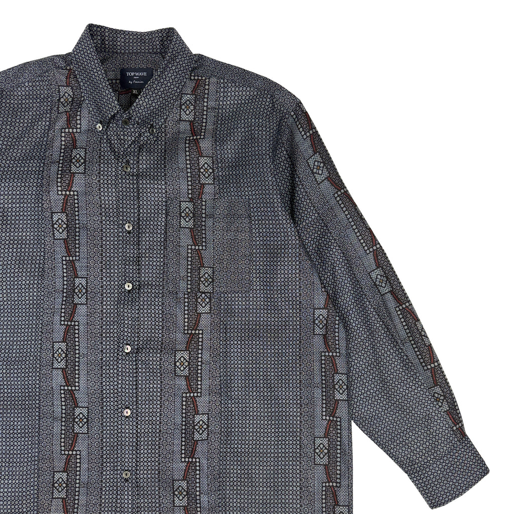 Kimono Long-Sleeve Shirt Men's XL LSVN-XL01
