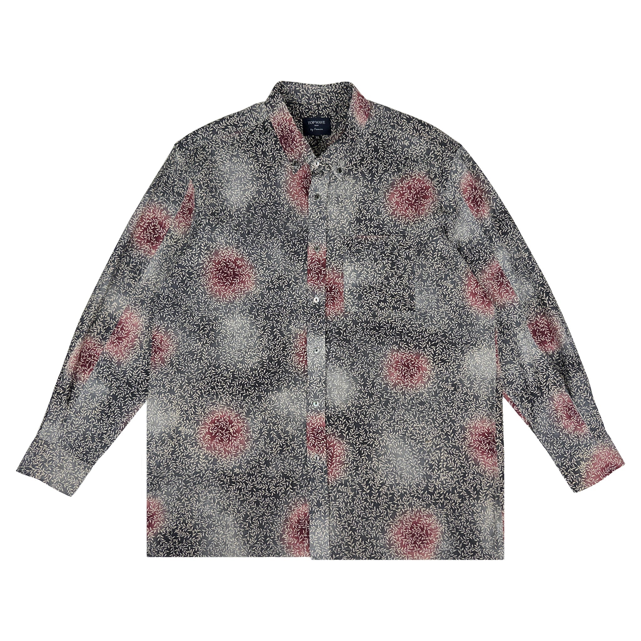 Kimono Long-Sleeve Shirt Men's XL LSVN-XL06