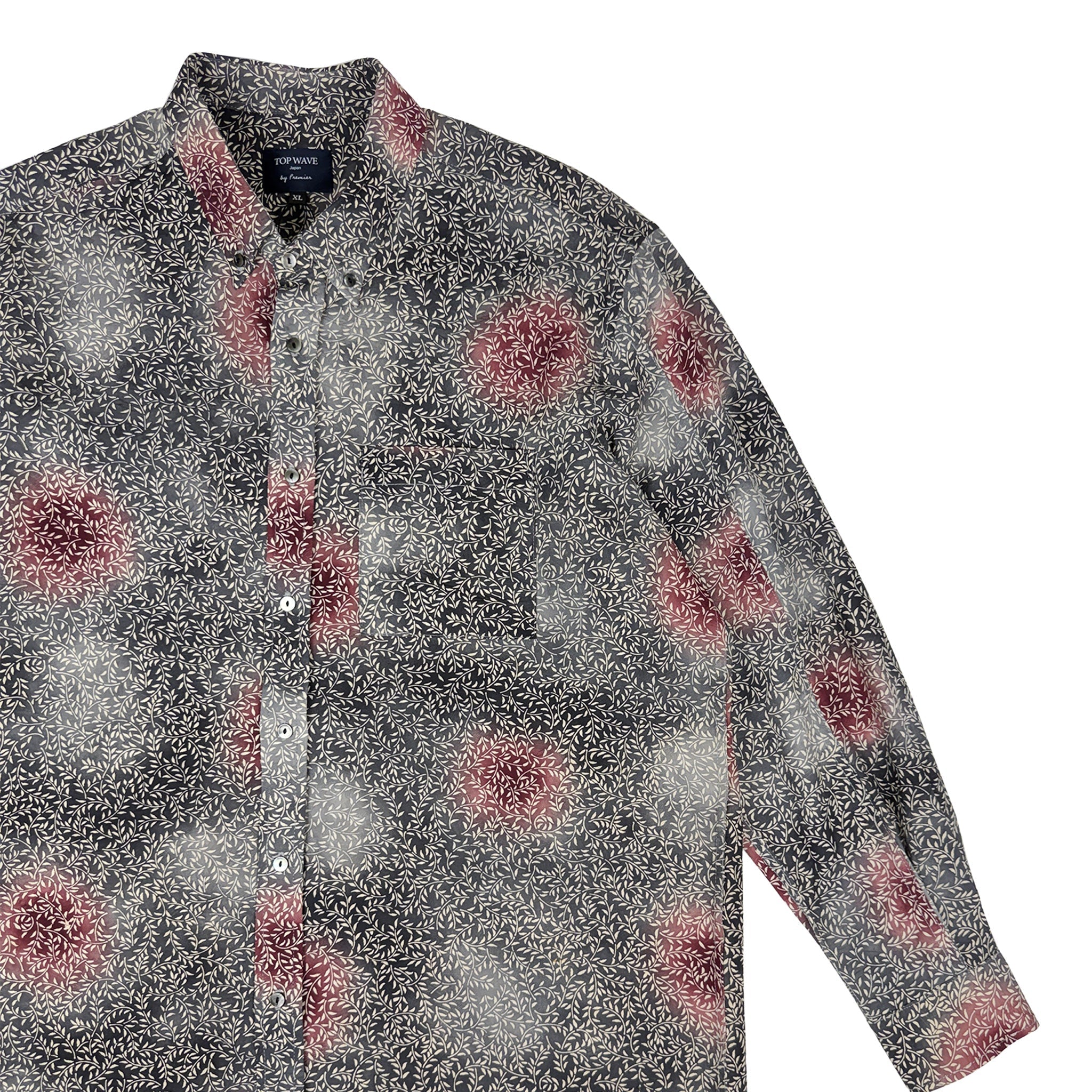 Kimono Long-Sleeve Shirt Men's XL LSVN-XL06