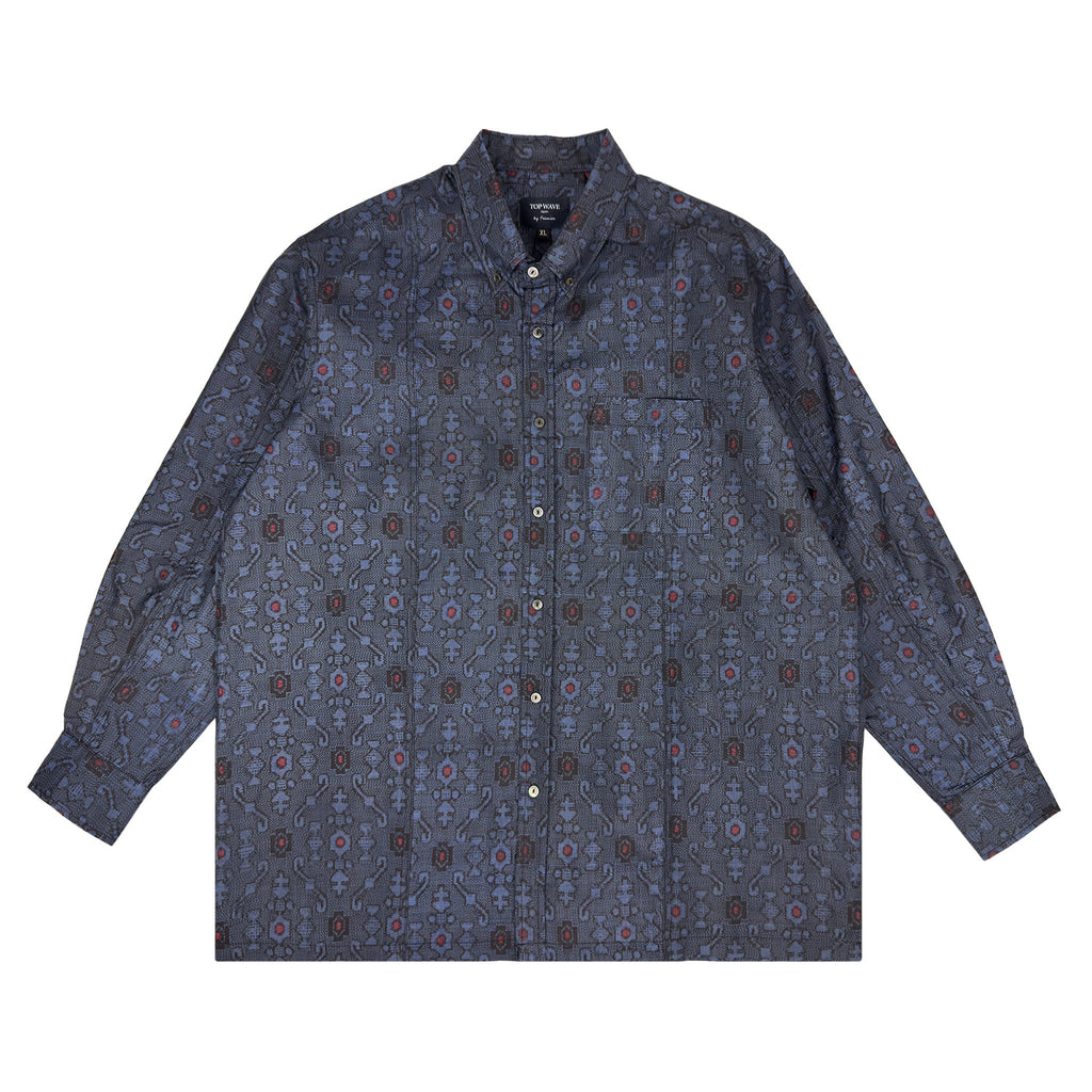 Kimono Long-Sleeve Shirt Men's XL LSVN-XL07