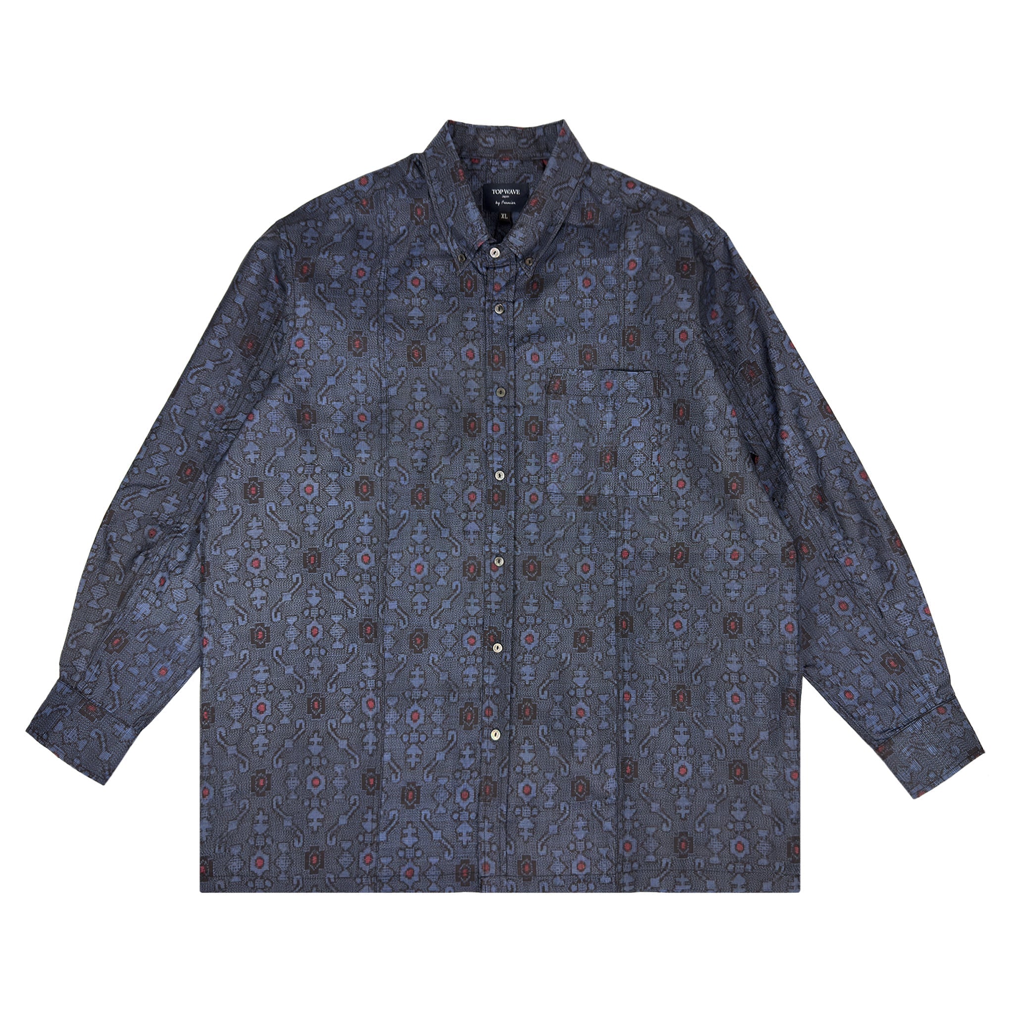 Kimono Long-Sleeve Shirt Men's XL LSVN-XL07