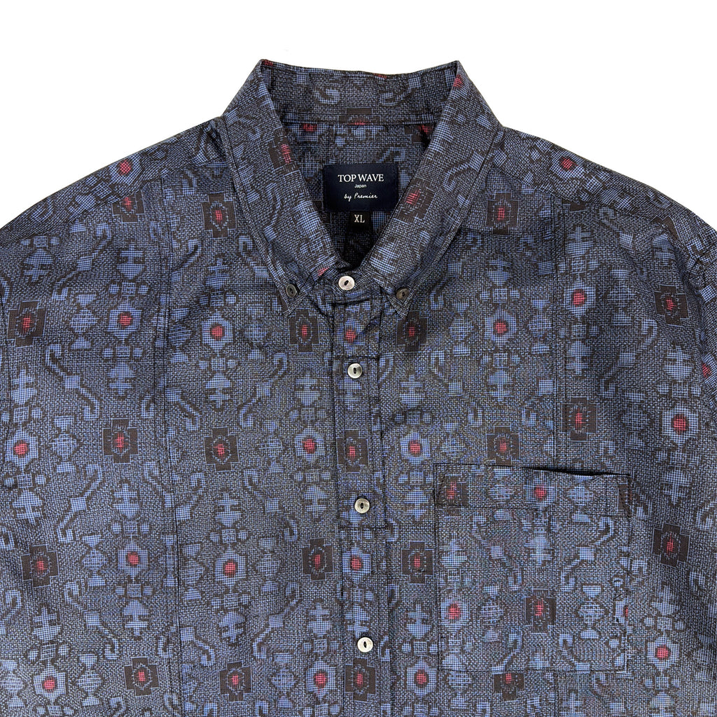 Kimono Long-Sleeve Shirt Men's XL LSVN-XL07