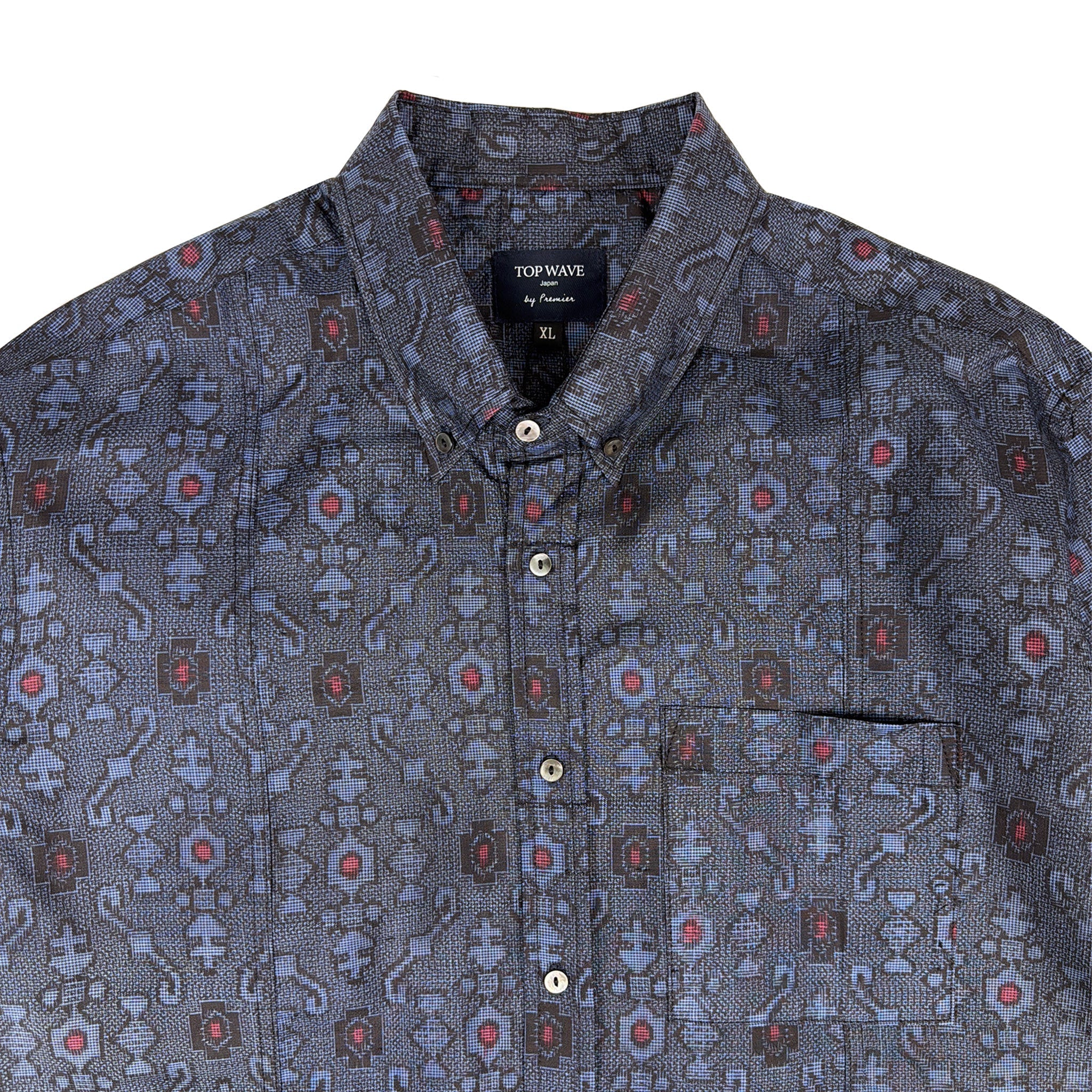 Kimono Long-Sleeve Shirt Men's XL LSVN-XL07