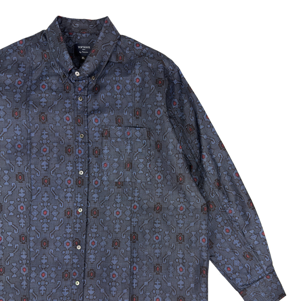 Kimono Long-Sleeve Shirt Men's XL LSVN-XL07