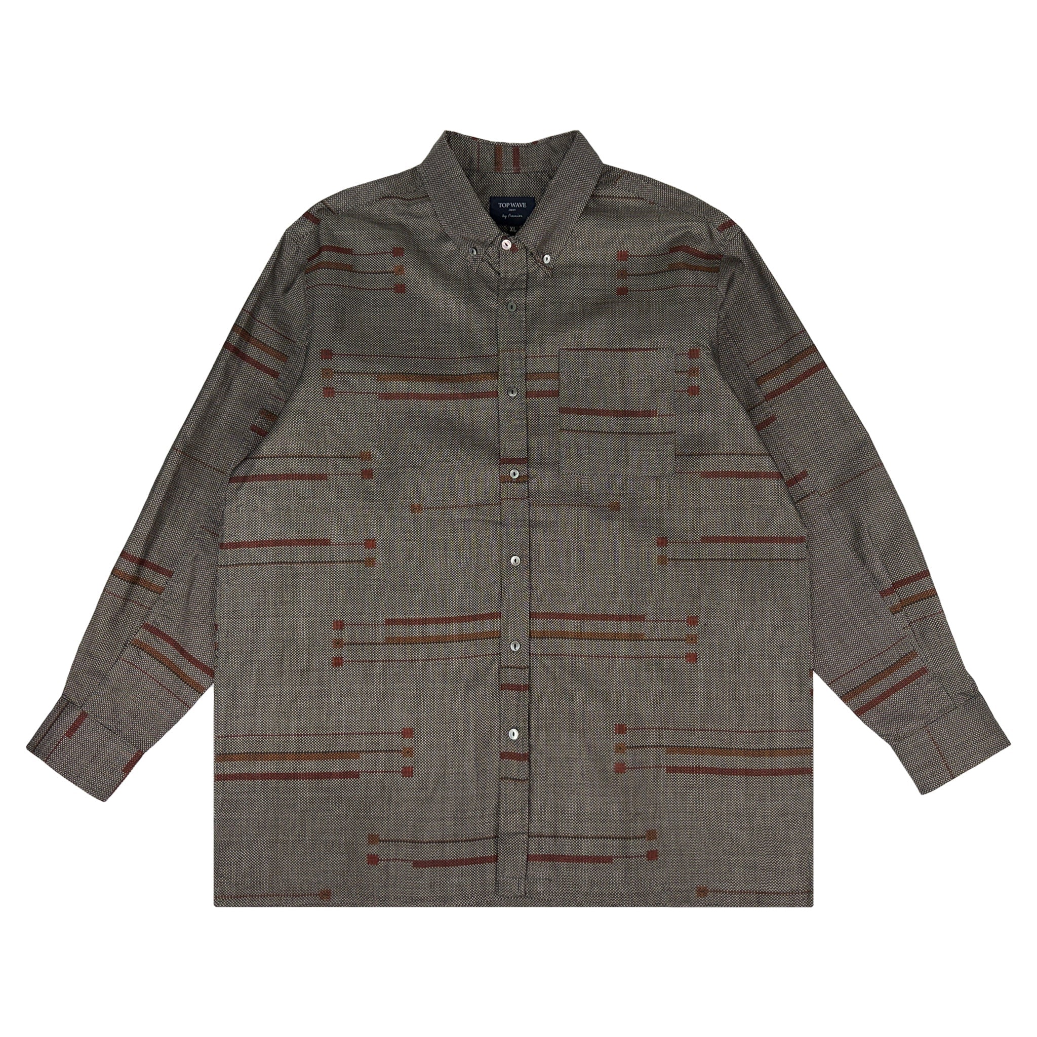 Kimono Long-Sleeve Shirt Men's XL LSVN-XL08