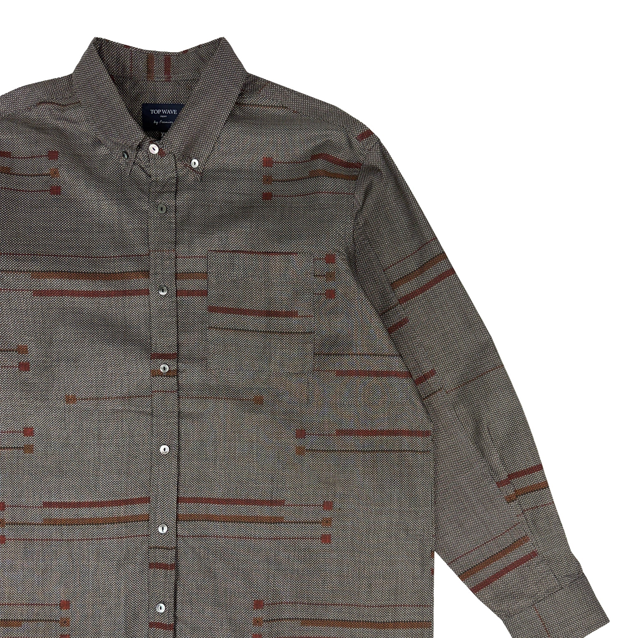 Kimono Long-Sleeve Shirt Men's XL LSVN-XL08