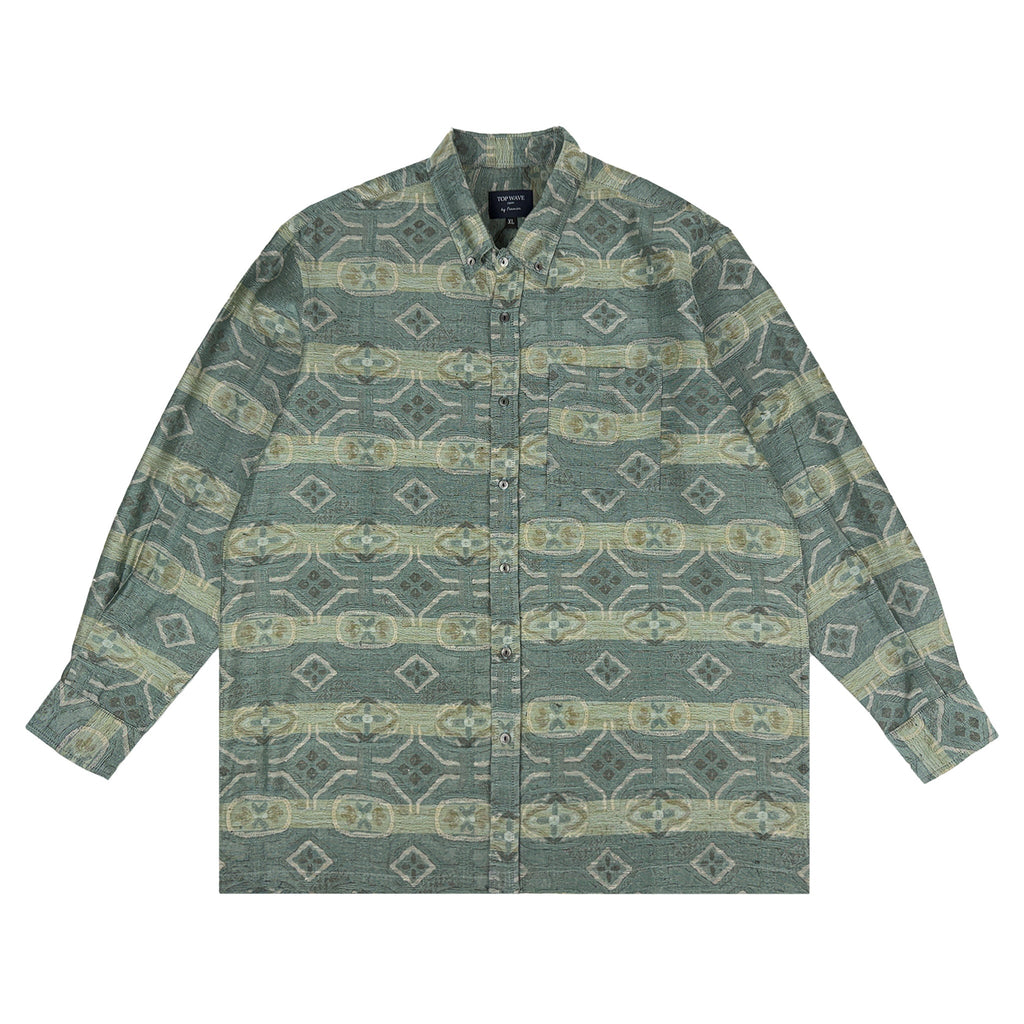 Kimono Long-Sleeve Shirt Men's XL LSVN-XL12