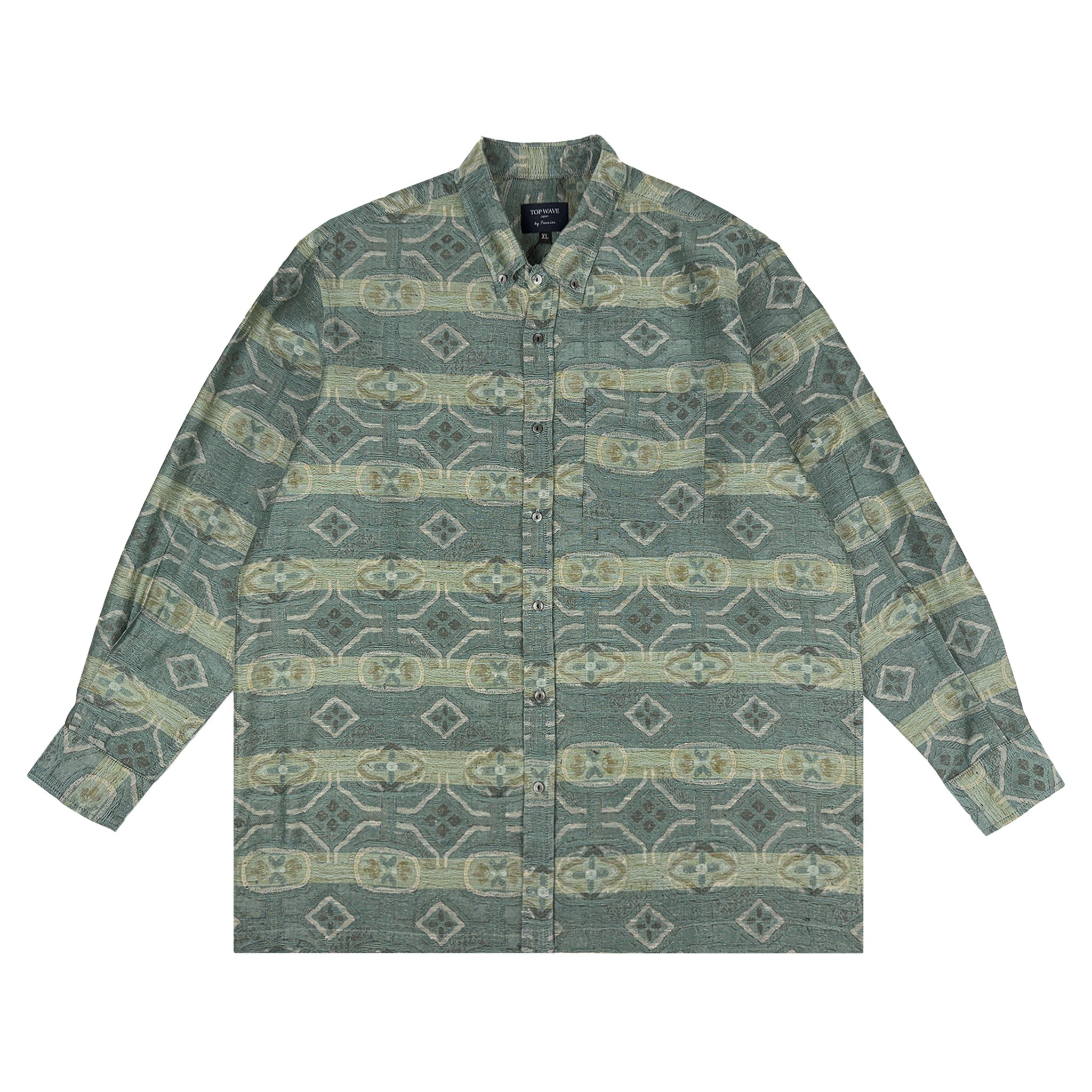 Kimono Long-Sleeve Shirt Men's XL LSVN-XL12