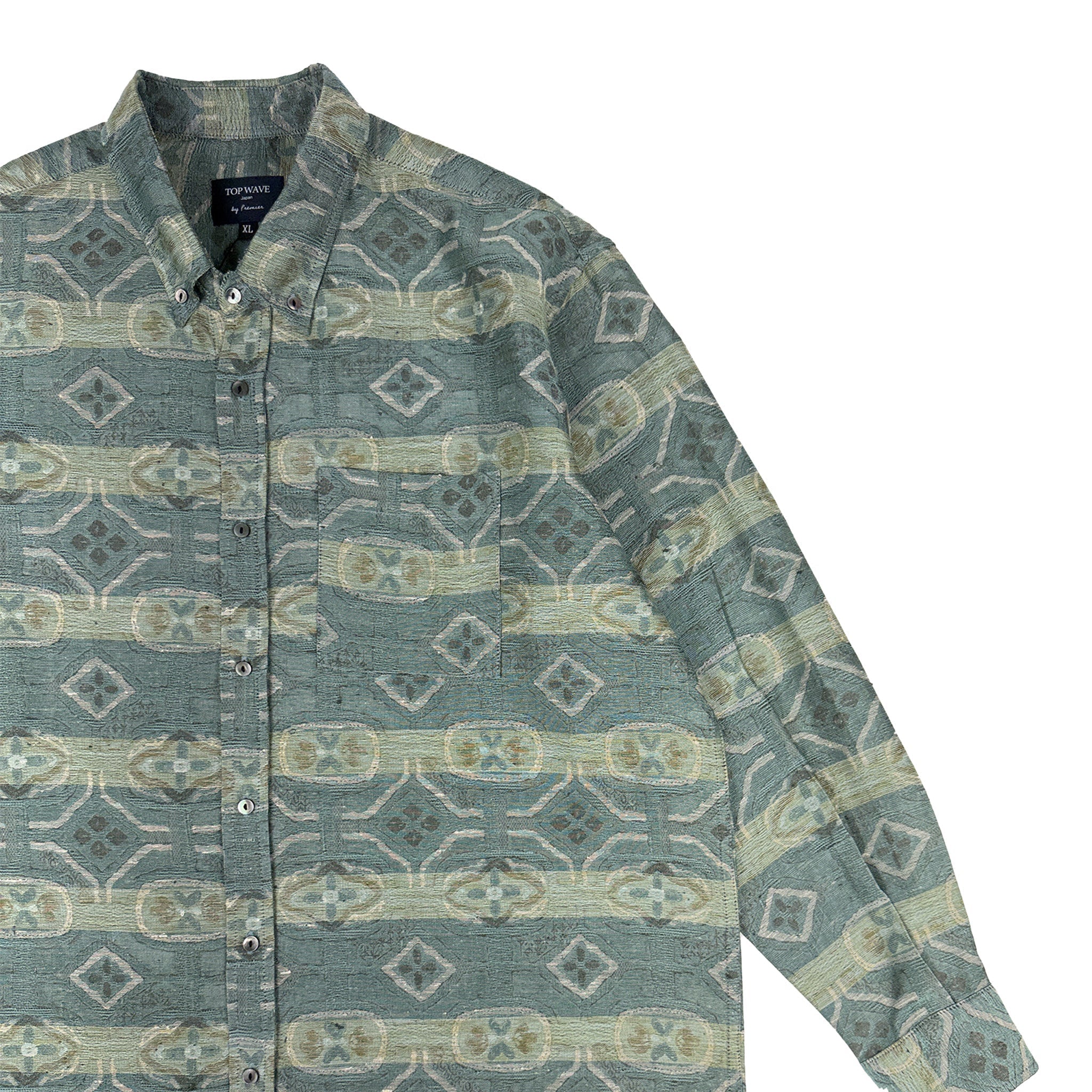 Kimono Long-Sleeve Shirt Men's XL LSVN-XL12