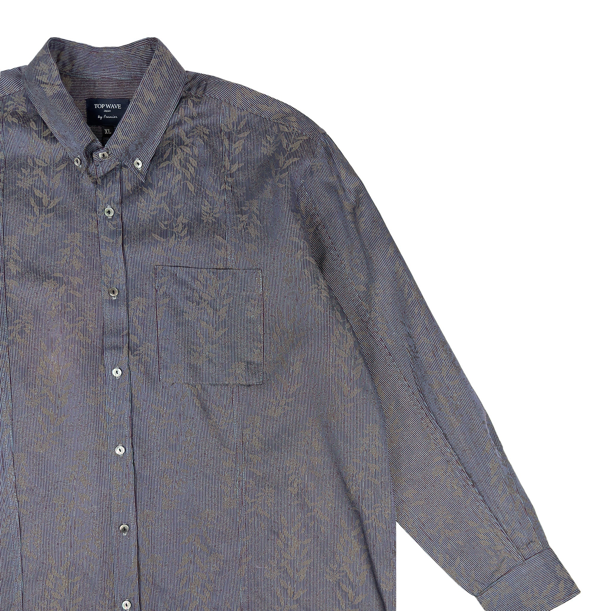 Kimono Long-Sleeve Shirt Men's XL LSVN-XL19