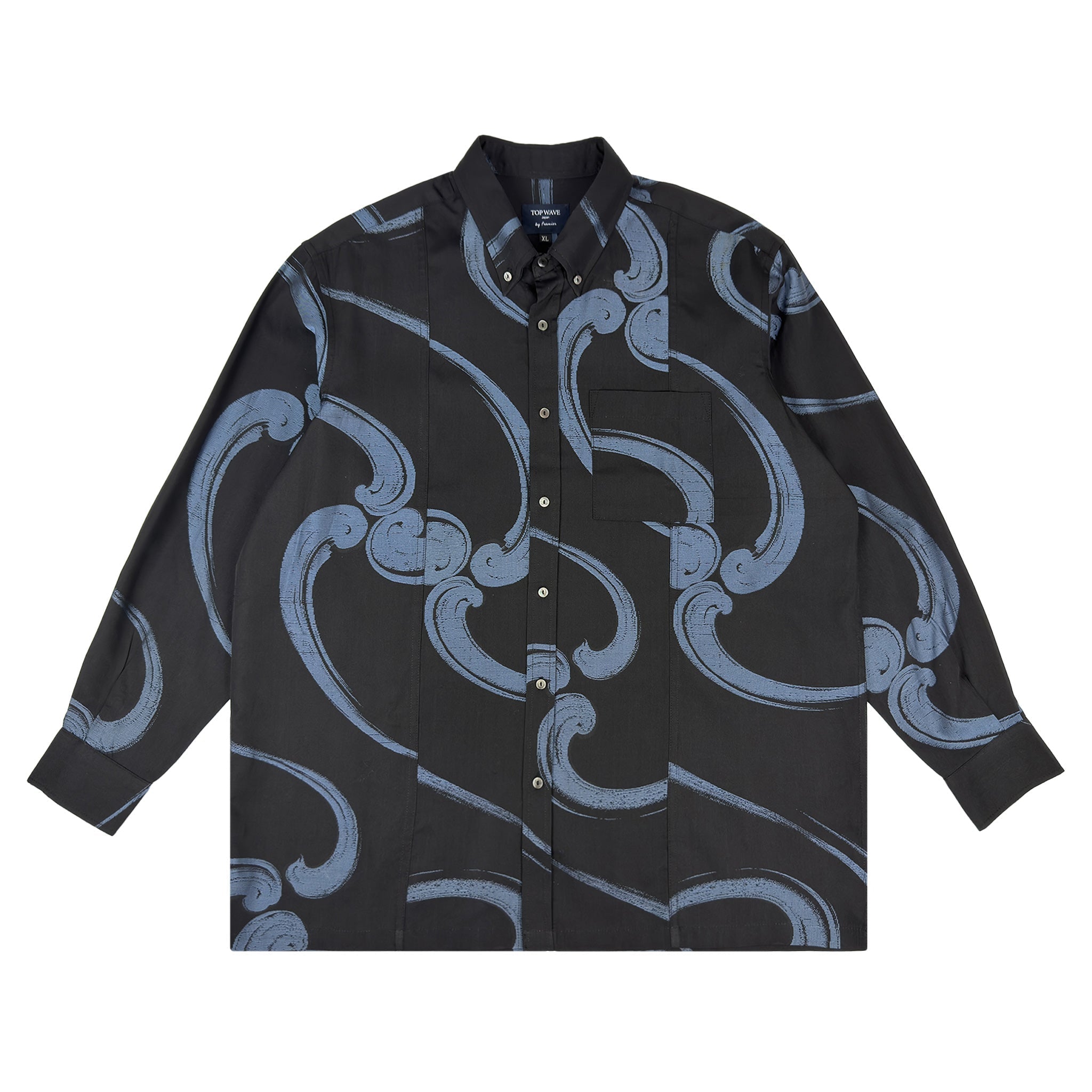 Kimono Long-Sleeve Shirt Men's XL LSVN-XL22