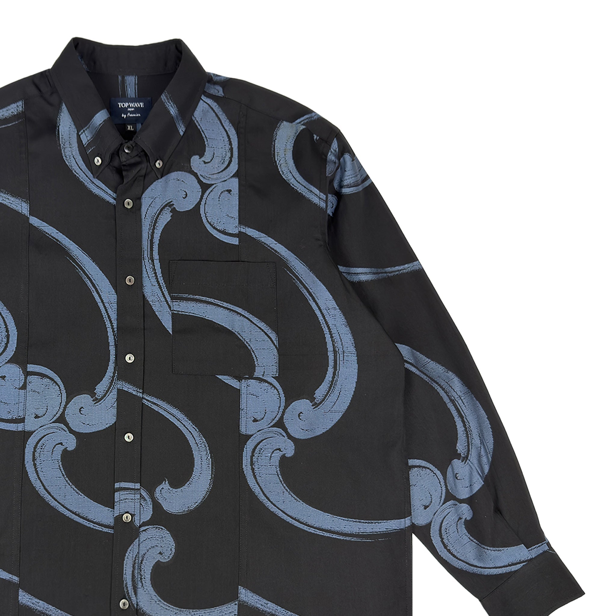 Kimono Long-Sleeve Shirt Men's XL LSVN-XL22