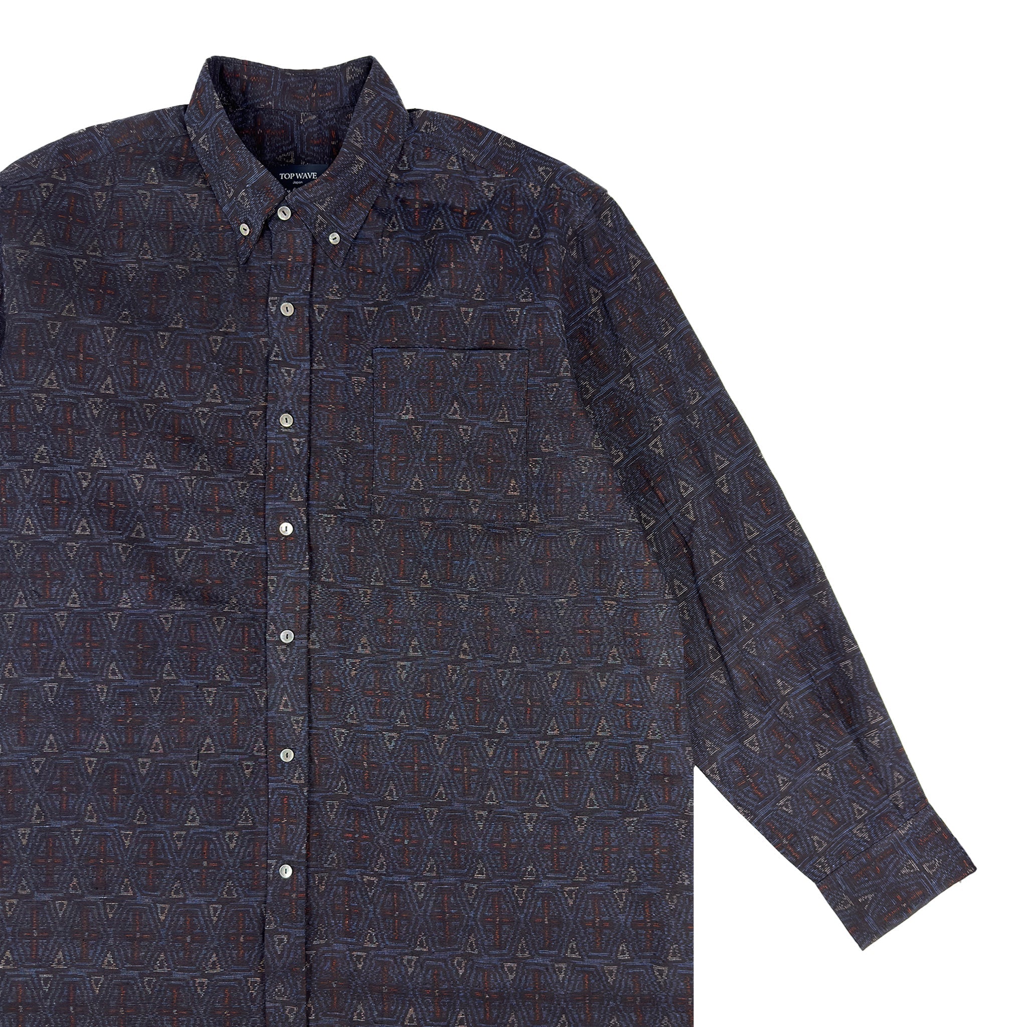 Kimono Long-Sleeve Shirt Men's XL LSVN-XL38