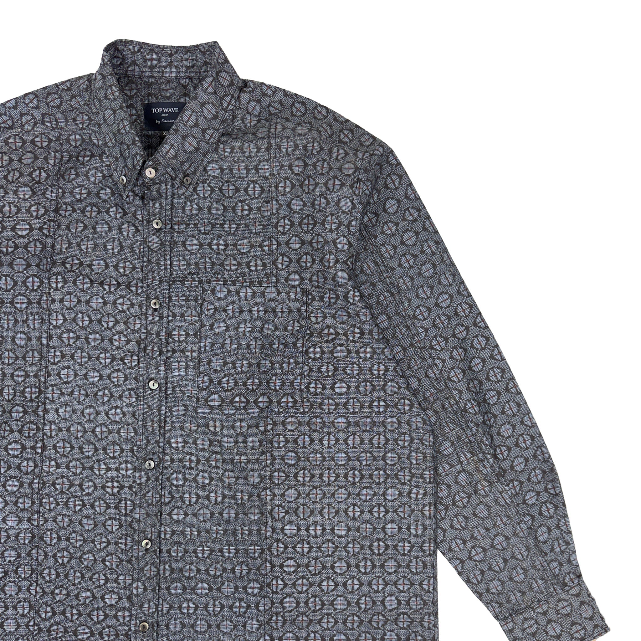 Kimono Long-Sleeve Shirt Men's XL LSVN-XL45