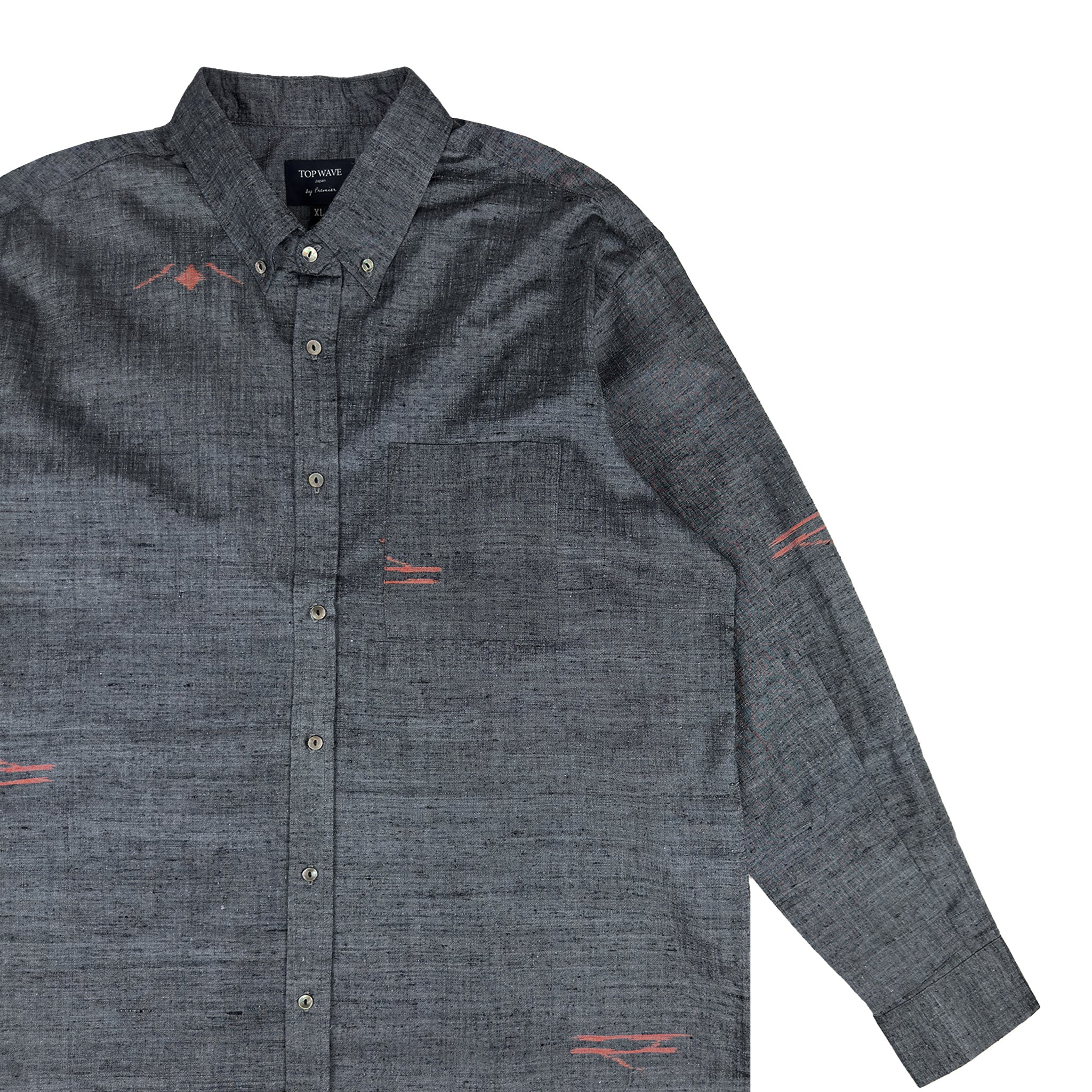 Kimono Long-Sleeve Shirt Men's XL LSVN-XL46