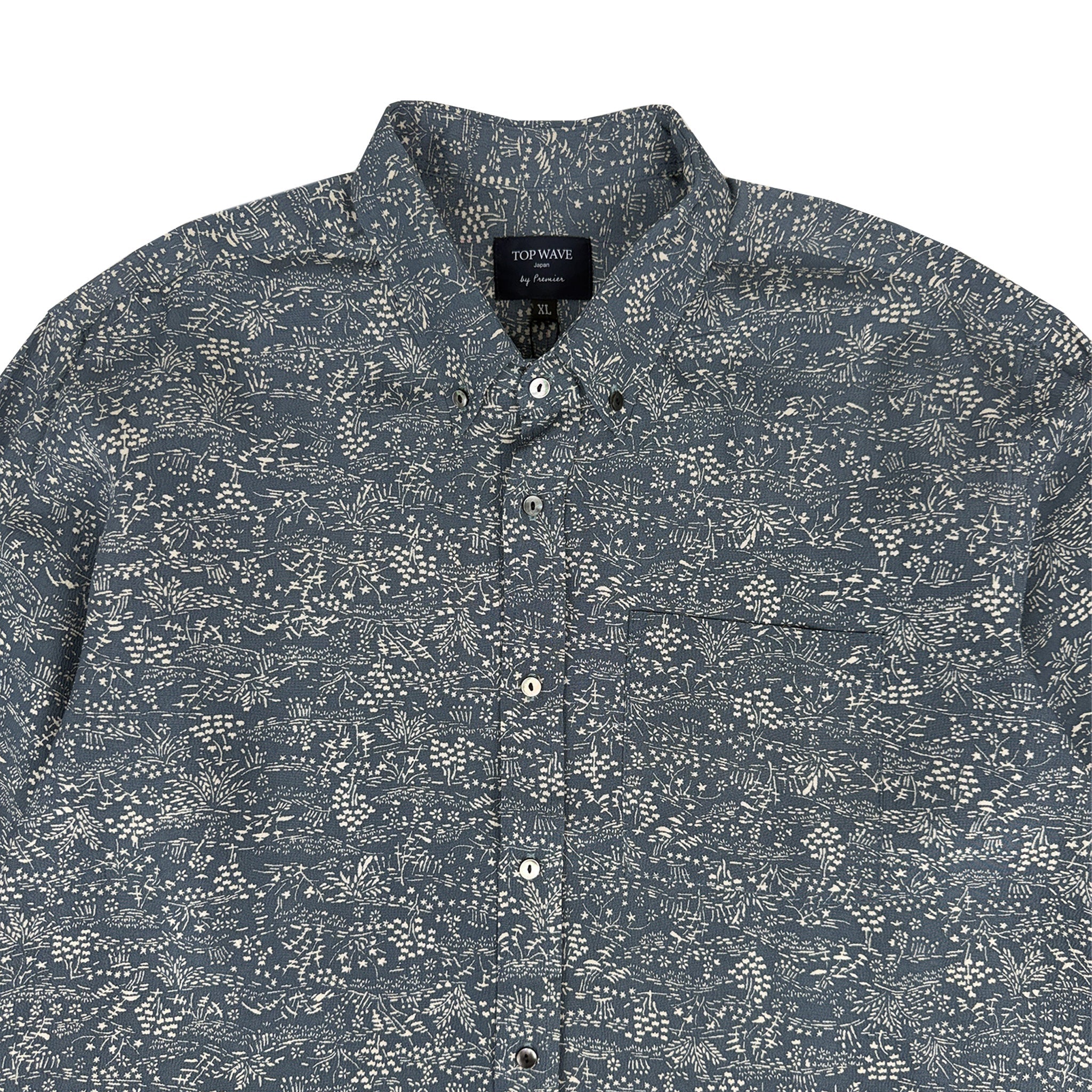 Kimono Long-Sleeve Shirt Men's XL LSVN-XL48