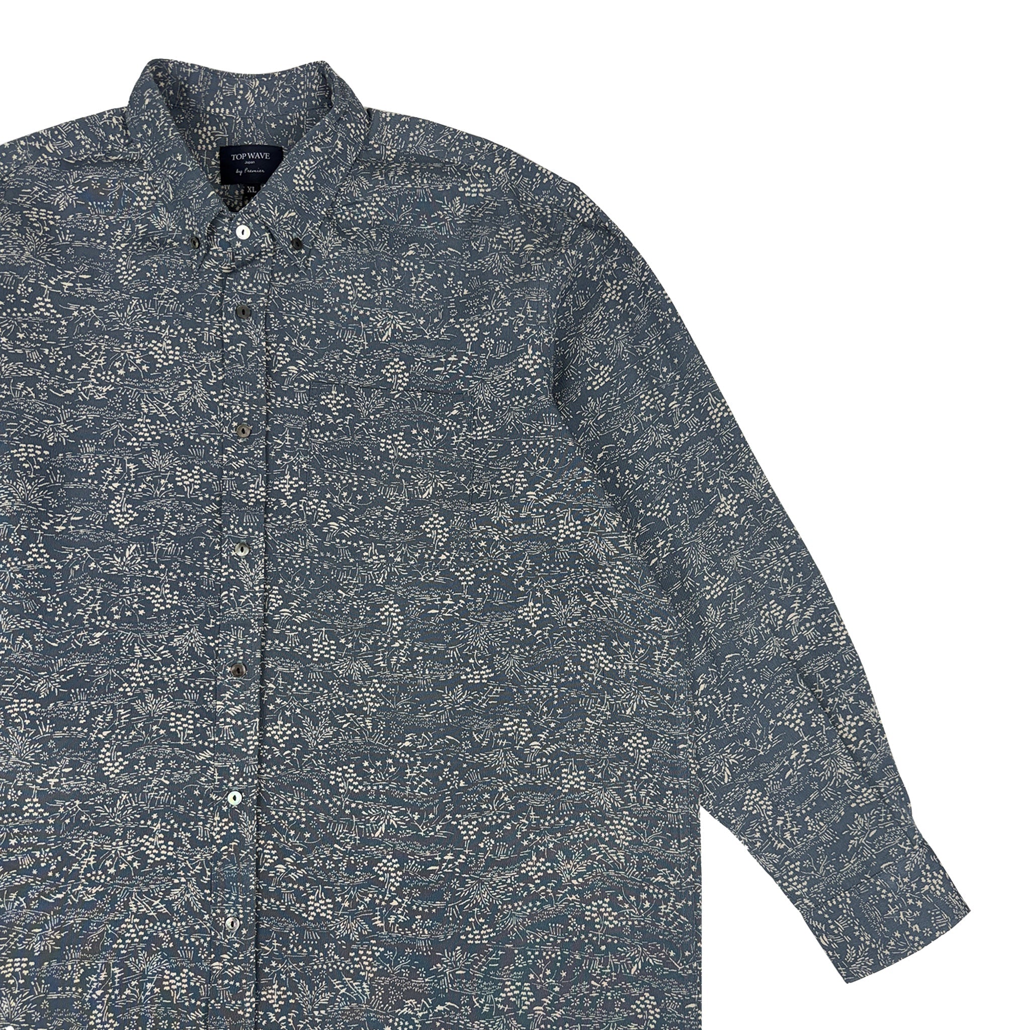 Kimono Long-Sleeve Shirt Men's XL LSVN-XL48