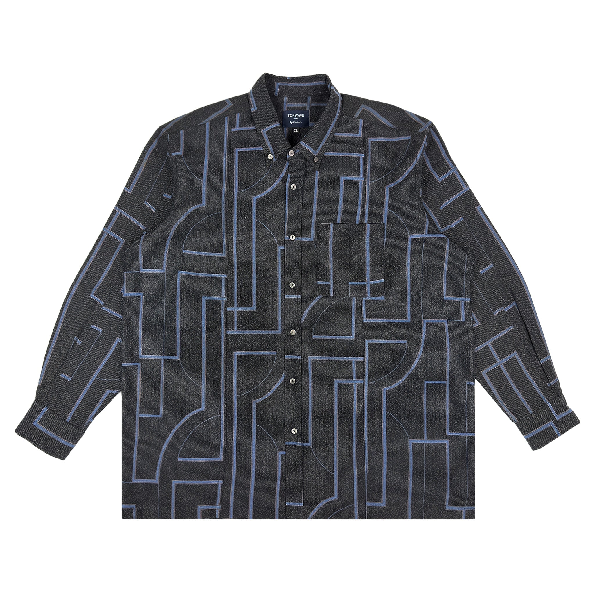 Kimono Long-Sleeve Shirt Men's XL LSVN-XL50