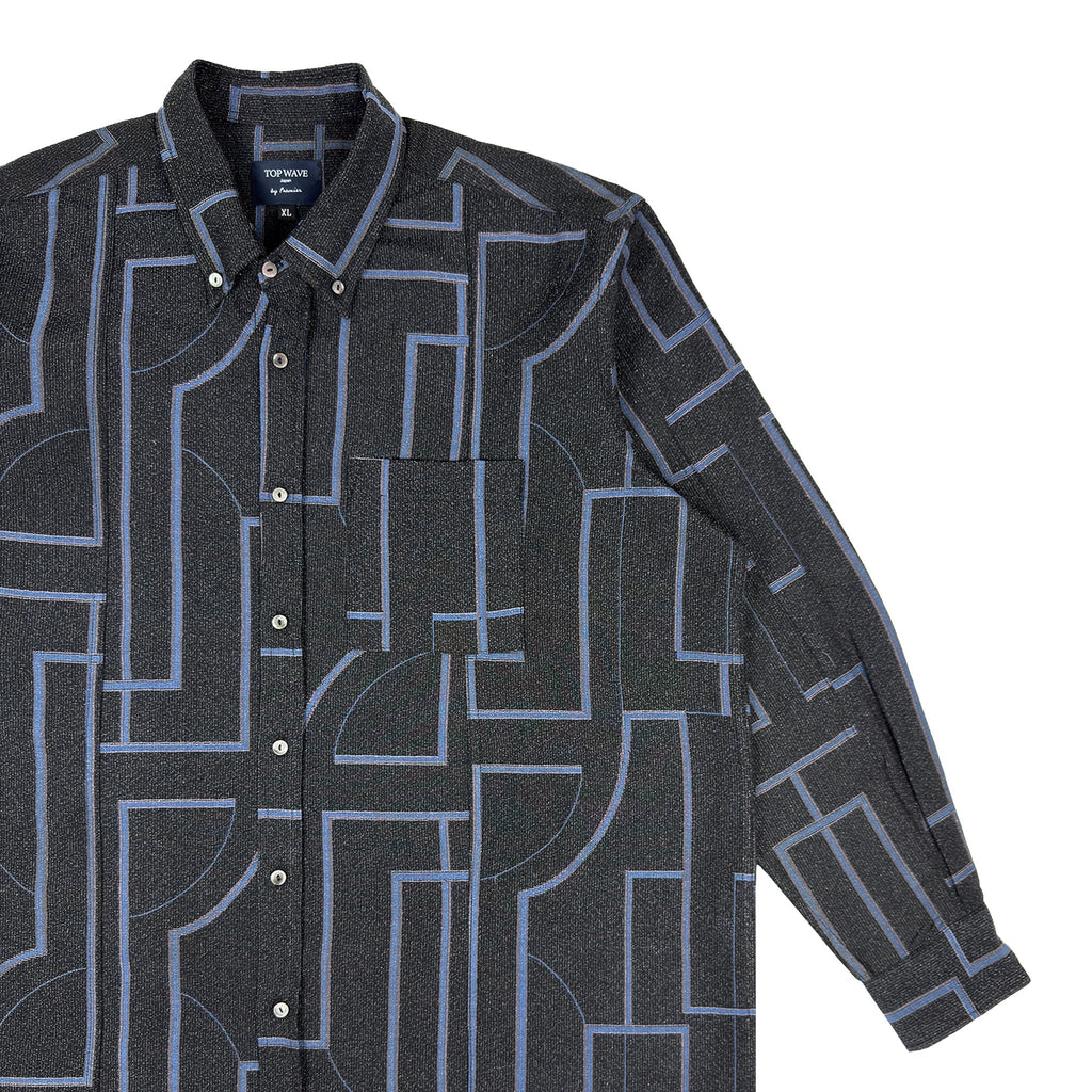 Kimono Long-Sleeve Shirt Men's XL LSVN-XL50