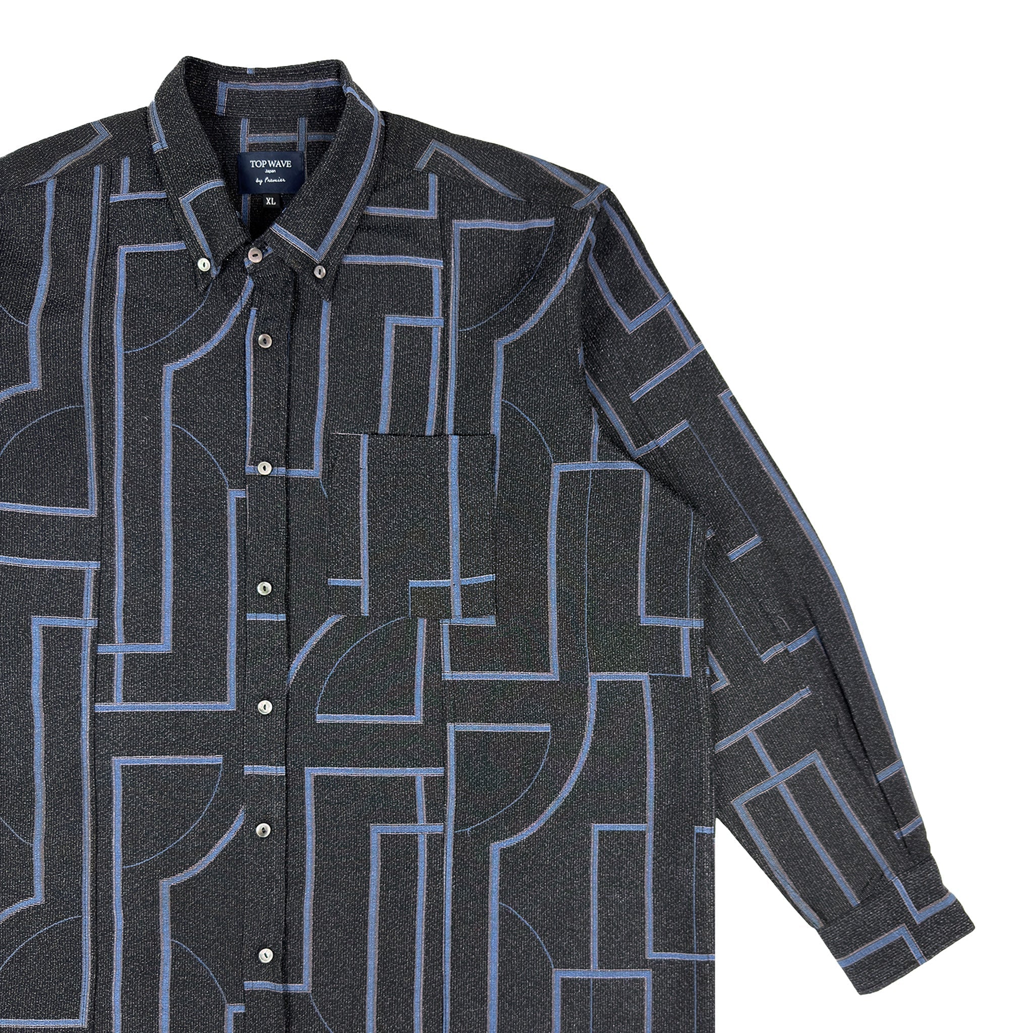 Kimono Long-Sleeve Shirt Men's XL LSVN-XL50