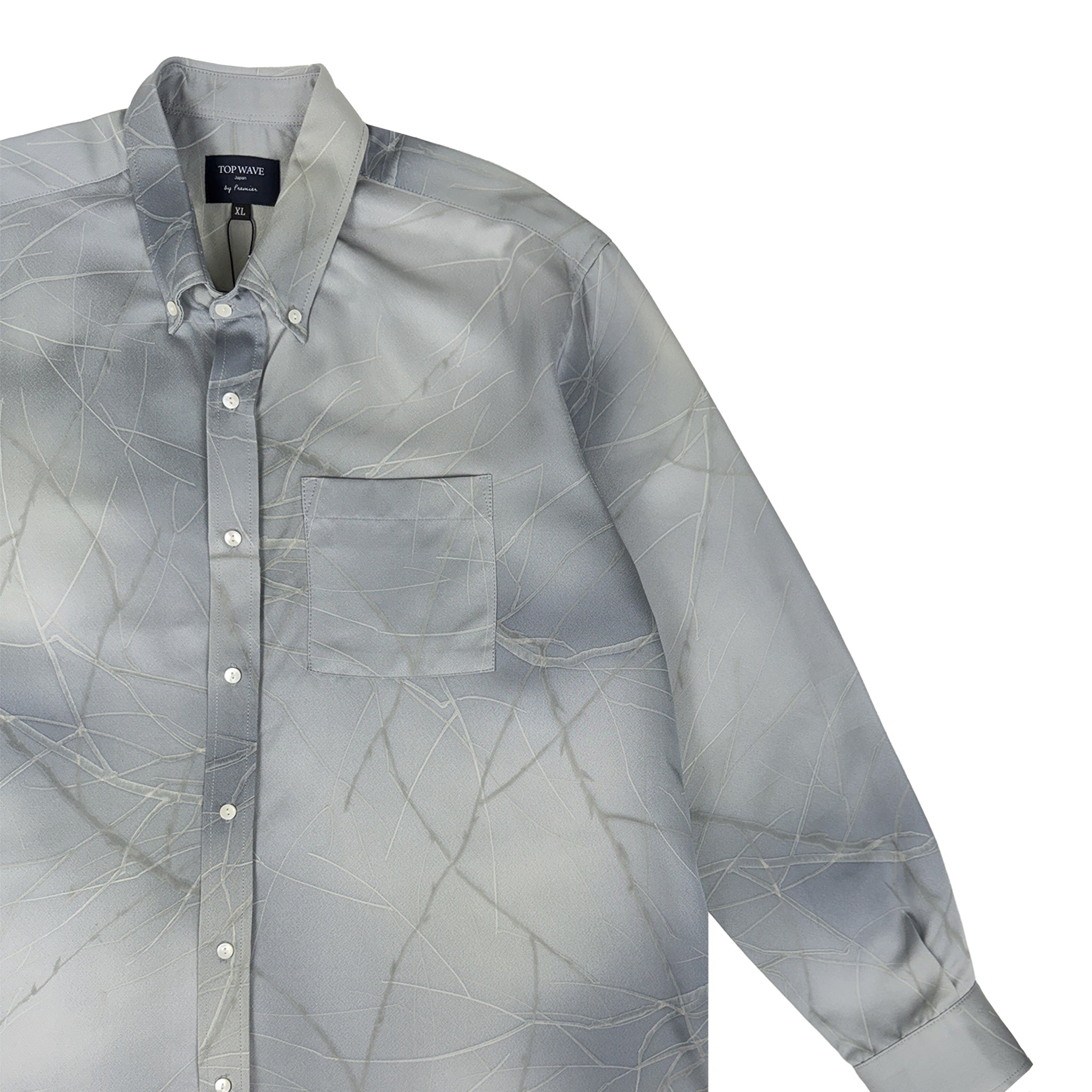 Kimono Long-Sleeve Shirt Men's XL LSVN-XL58